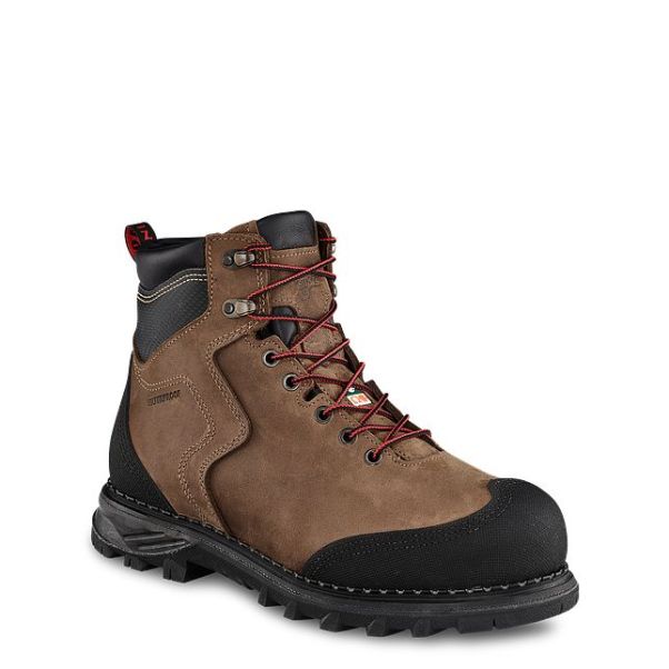 Red Wing Shoes Men Work Boots Deal Men's 6-Inch Waterproof, Csa Safety Toe Boot