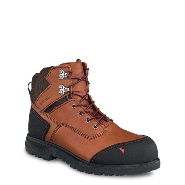 Work Boots Men's 6-Inch Waterproof Safety Toe Boot Men Red Wing Shoes Classic