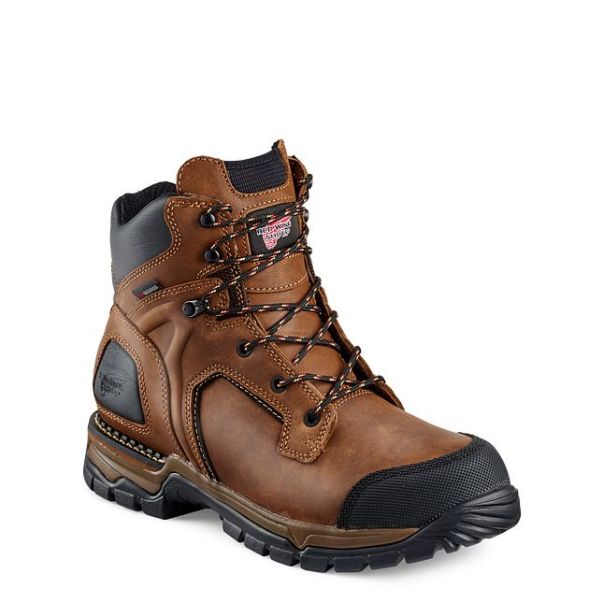 Men Embody Red Wing Shoes Work Boots Men's 6-Inch Waterproof Safety Toe Boot
