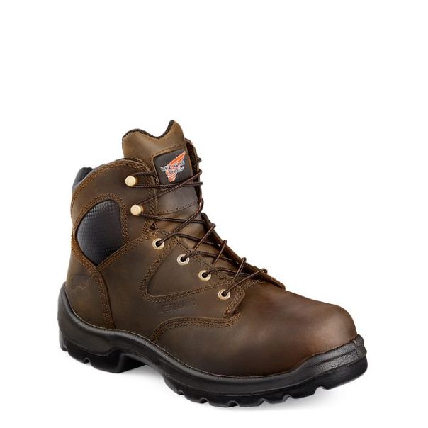 Men Men's 6-Inch Safety Toe Metguard Boot Well-Built Work Boots Red Wing Shoes