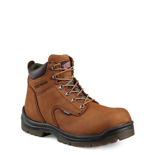 Men's 6-Inch Insulated, Waterproof Safety Toe Boot Work Boots Men Red Wing Shoes Style