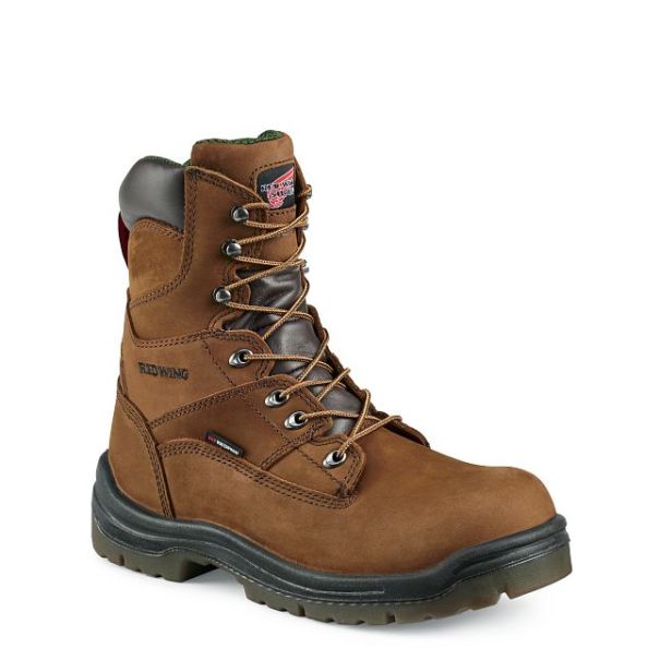 Men Red Wing Shoes Modern Men's 8-Inch Waterproof Safety Toe Boot Work Boots