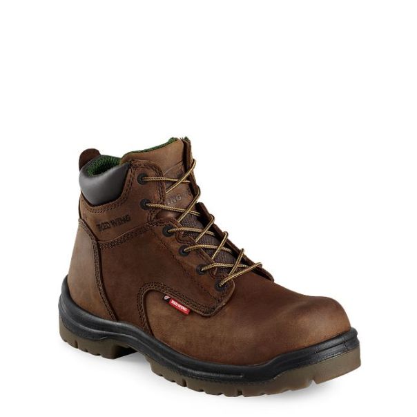 Red Wing Shoes Men's 6-Inch Safety Toe Boot Work Boots Well-Built Men
