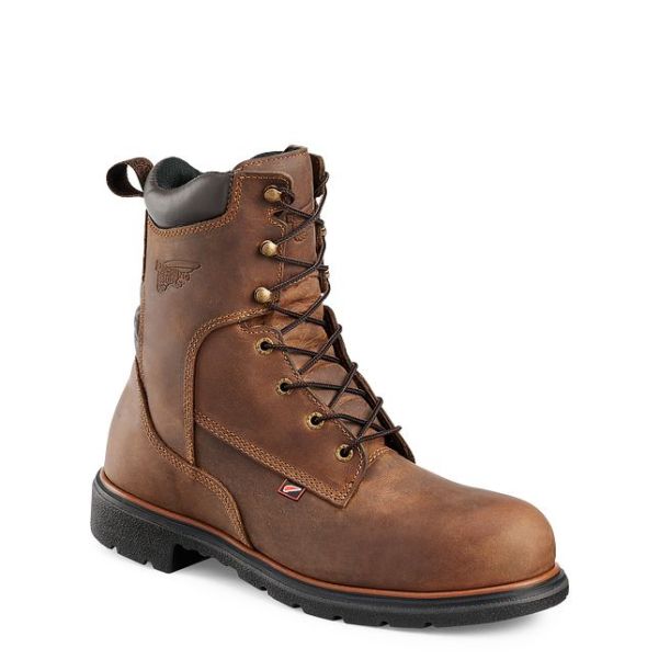 Reliable Men Men's 8-Inch Safety Toe Boot Red Wing Shoes Work Boots