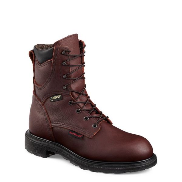 Work Boots Red Wing Shoes Men's 8-Inch Insulated, Waterproof Soft Toe Boot Wholesome Men