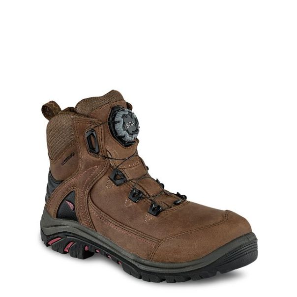 Review Work Boots Women Women's 6-Inch Waterproof Safety Toe Boot Red Wing Shoes