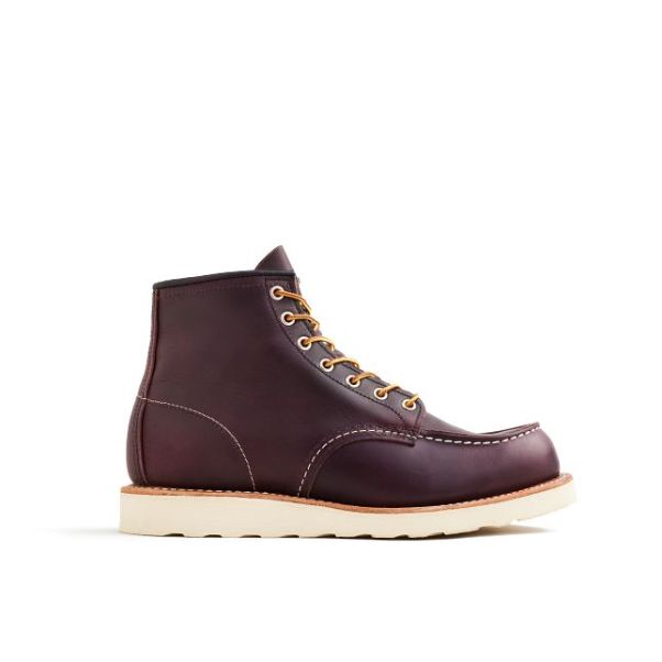 Men Red Wing Shoes Classic Moc Online Men's 6-Inch Boot In Black Cherry Excalibur Leather