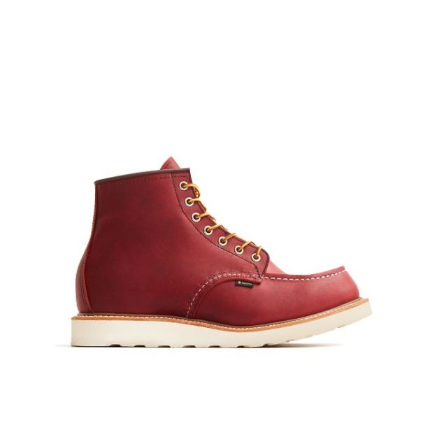 Men Red Wing Shoes Craft Men's 6-Inch Boot In Russet Waterproof Leather Classic Moc