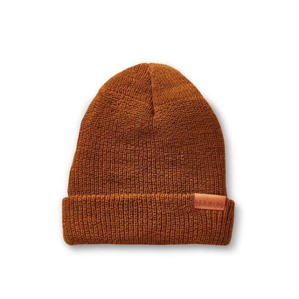 Unisex Merino Wool Knit Hat In Copper Unisex Hats Red Wing Shoes Spacious