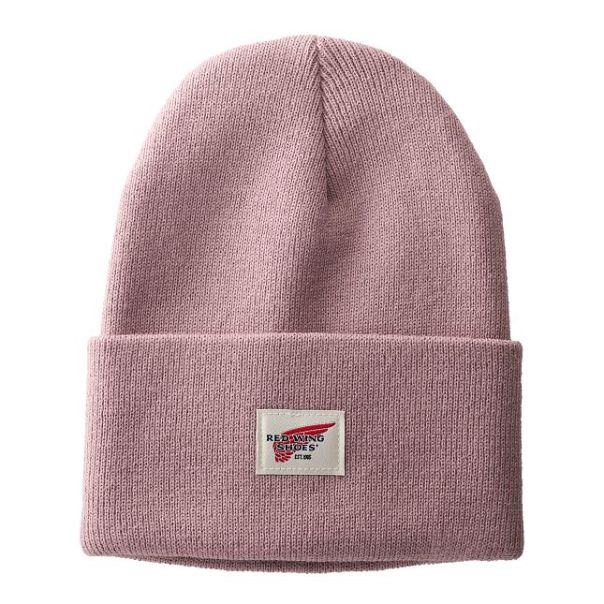 Rugged Unisex Unisex Cuffed Beanie Hat In Pale Rose Red Wing Shoes Hats