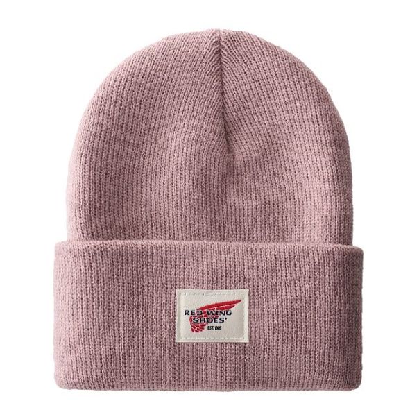Unisex Kids Cuffed Beanie Hat In Pale Rose Red Wing Shoes Hats Unisex Special