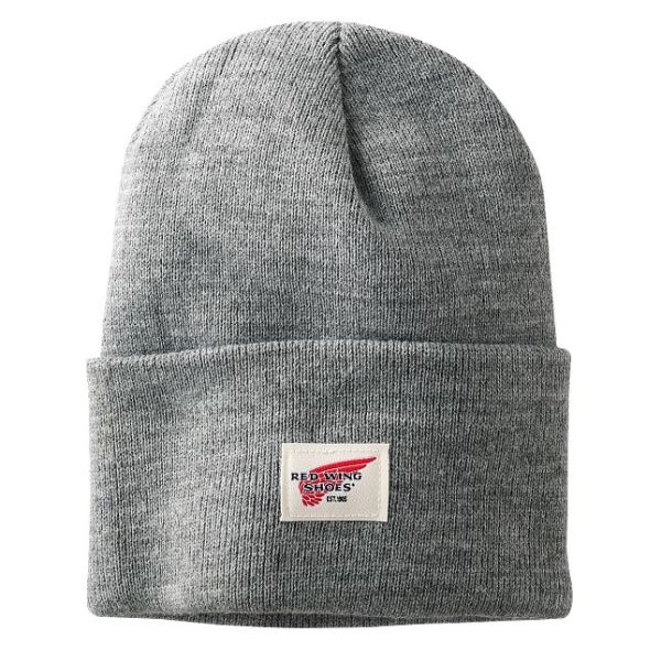 Unisex Knit Watch Hat In Light Gray Heather Store Unisex Red Wing Shoes Hats