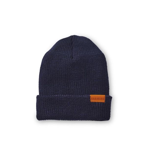 Eco-Friendly Red Wing Shoes Unisex Merino Wool Knit Hat In Navy Unisex Hats
