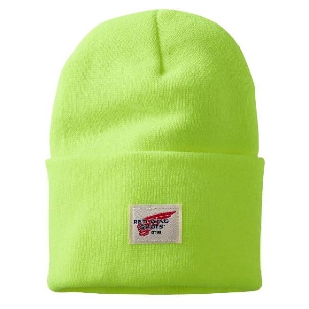 Unisex Red Wing Shoes Unisex Knit Watch Hat In Yellow Hats Plush