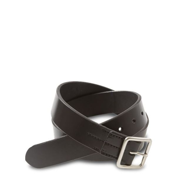 Men's Belt In Black English Bridle Leather Belts Red Wing Shoes Unisex Price Meltdown