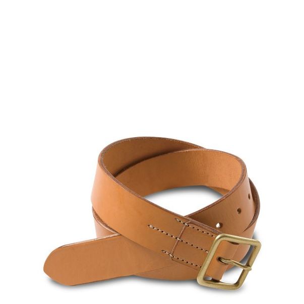 Efficient Unisex Men's Belt In Natural Tan English Bridle Leather Red Wing Shoes Belts