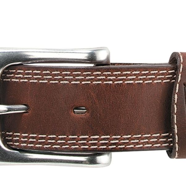 Unisex 2024 Belts Red Wing Shoes Red Wing Triple Stitch Leather Belt In Brown