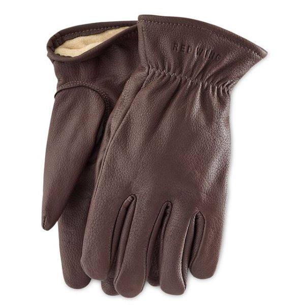 Price Drop Gloves Men's Glove In Brown Buckskin Leather Unisex Red Wing Shoes
