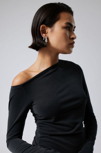 Women Modern Main Asymmetric Long Sleeve Party Clothing Dark Mole