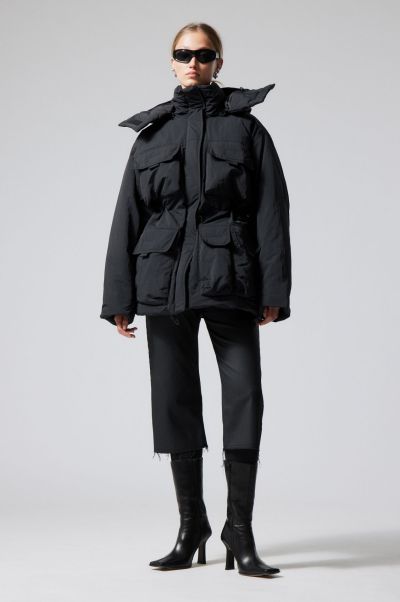 Attila Padded Parka Jackets & Coats Women Tough Black