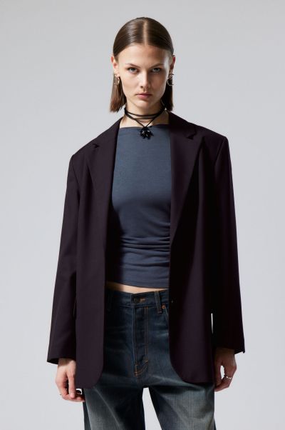 Women Taupe Jackets & Coats Convenient Erin Oversized Blazer