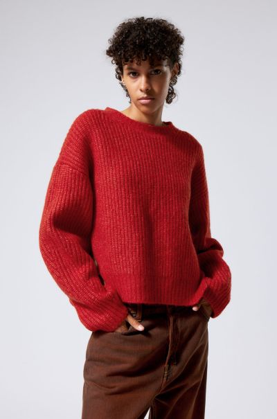Women Knitwear Ivy Knit Sweater Dark Grey Efficient