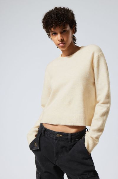 Ayla Sweater Easy-To-Use Knitwear Oat Women