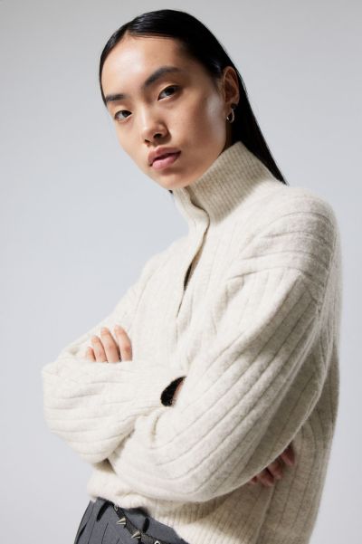 Heidi Sweater Knitwear Proven Ecru Women