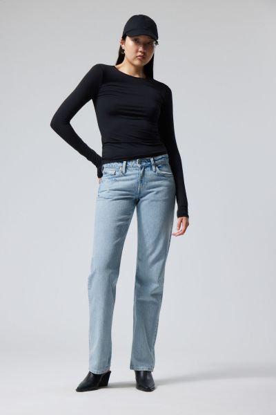 Jeans Introductory Offer Women Arrow Low Straight Jeans Harper Blue