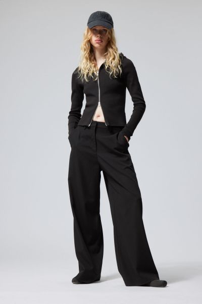 Black Women Tate Suiting Trousers Trousers Fire Sale