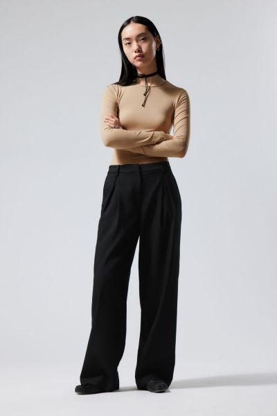 Black Promo Zia Suit Trousers Women Trousers