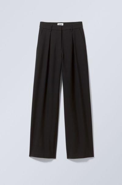 Women Sustainable Dark Beige Trousers Lilah Tailored Trousers