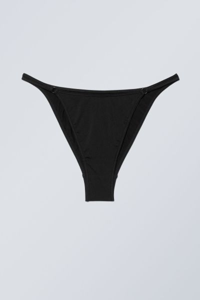 Carly Tanga Brazilian Brief Underwear Women Black Pure