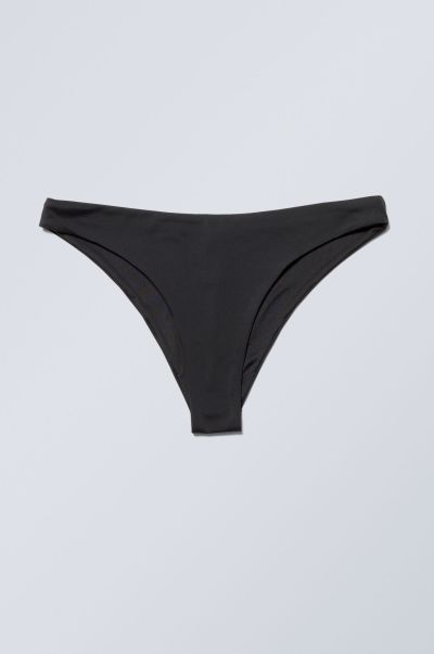 New Women Brazilian Bikini Bottoms Black Swimwear