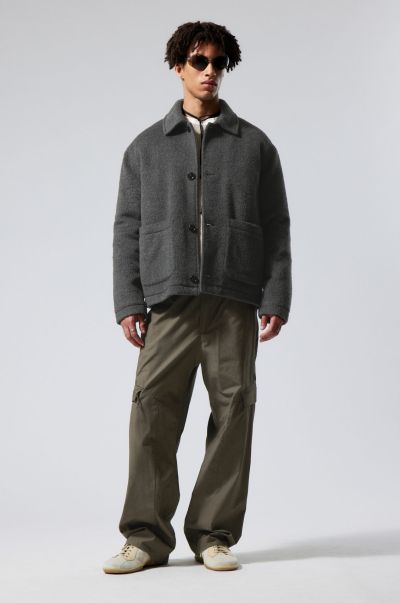 Rory Wool Jacket Men Black Jackets & Coats Trendy