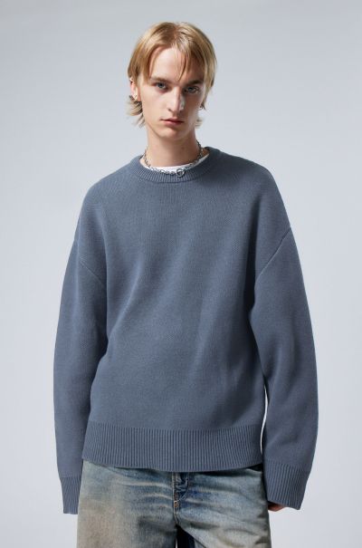 Black Streamlined Cypher Oversized Sweater Knitwear & Sweaters Men