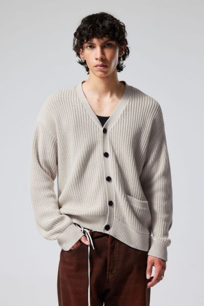Knitwear & Sweaters Jonas Regular Cardigan Beige Introductory Offer Men