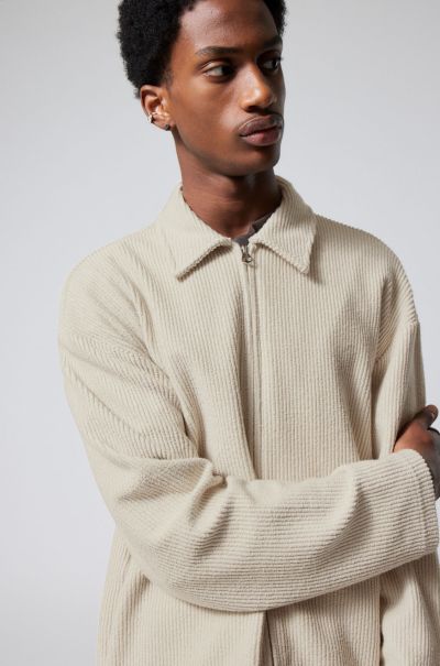 Lavish Black Men Christoffer Zipped Cardigan Knitwear & Sweaters