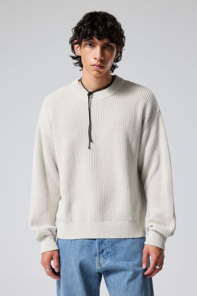 Ecru Men Knitwear & Sweaters Accessible Daniel Regular Sweatshirt