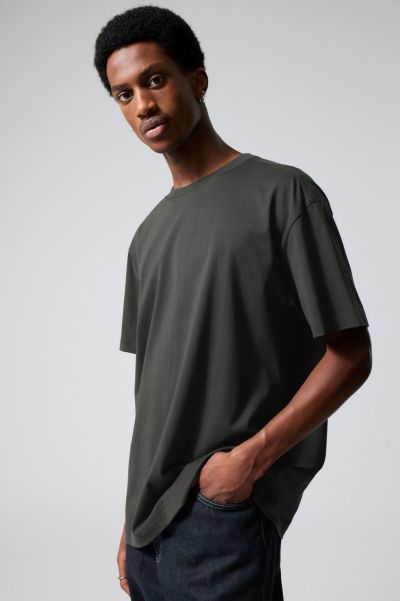 Oversized Heavyweight T-Shirt Men Original Black Basics