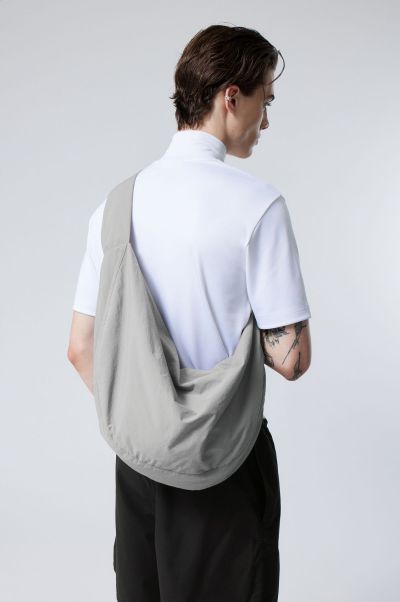 Men Samir Crossbody Bag Dusty Grey Accessories Professional